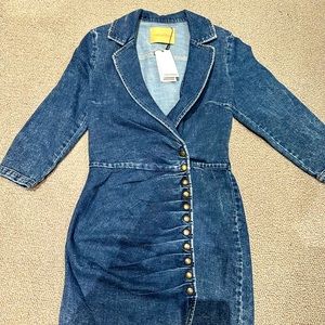 Brand new with tags Retrofete Willa Denim Dress in Atlas - Size M